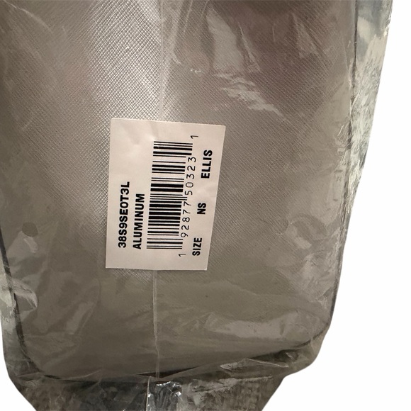 Michael Kors Elegant Gray Tote with Silver Accents - Picture 8 of 9